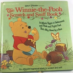Vintage Winnie-the-Pooh Scratch & Sniff Book